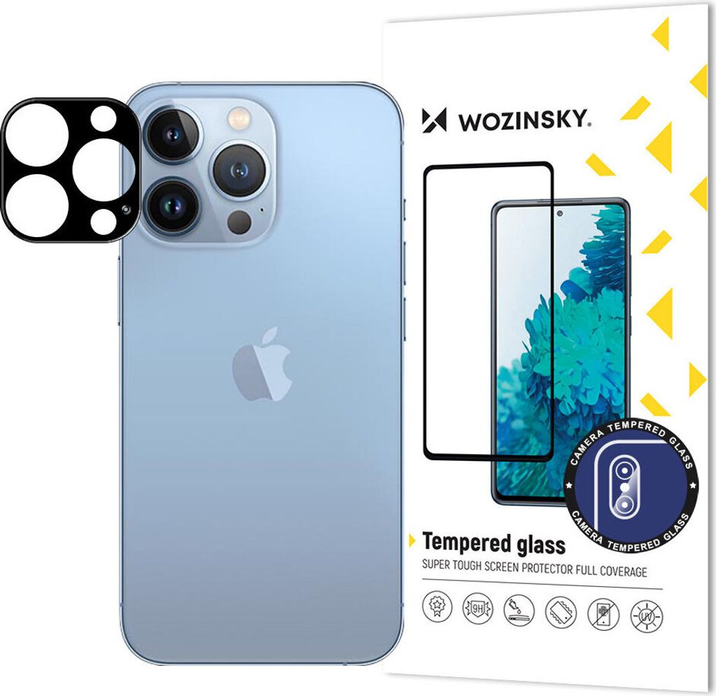 Wozinsky 9H Schutzglas für iPhone 13 Pro Max - Ultimativer Kamera Schutz KP24543