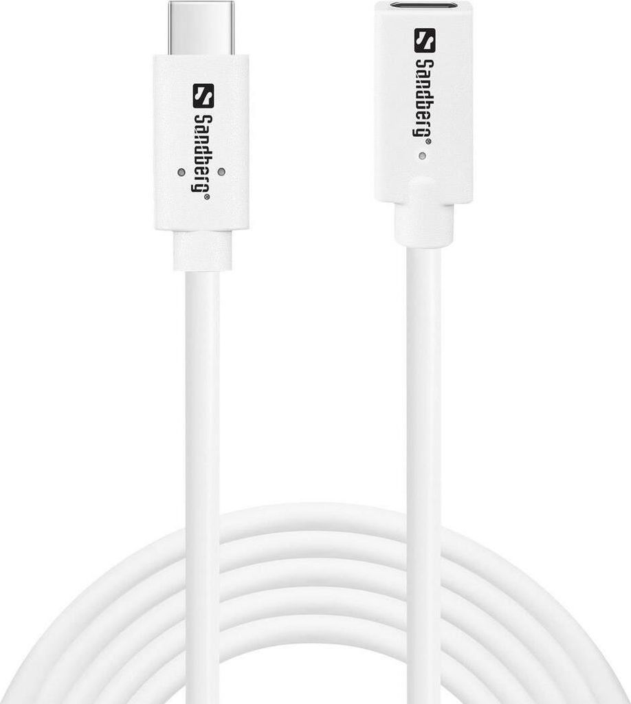 Sandberg Usb-C>C M-F Usb 3.1 100W 2M Produktbild 