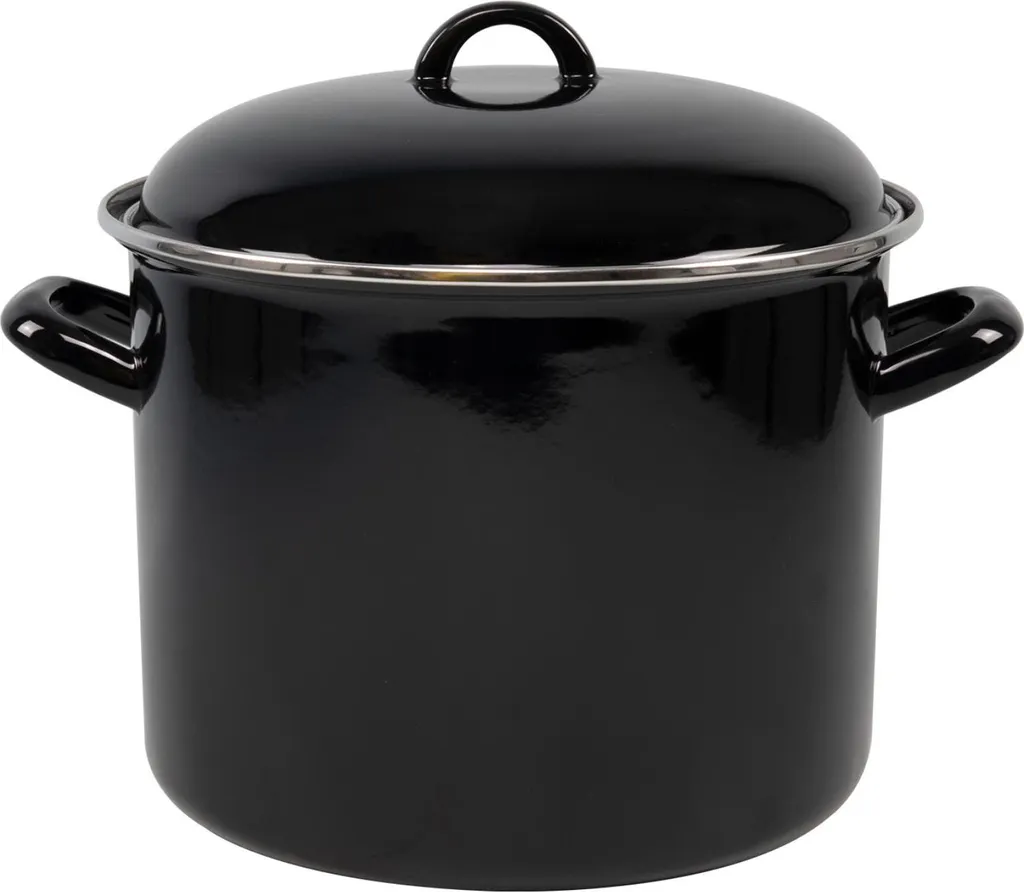 Pentola per Famiglia 8 Litri Nero 24cm - La Pentola dei Ricordi