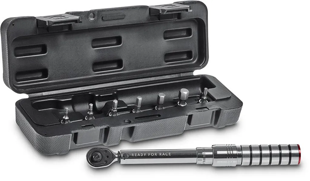 Set d'outils vélo avec clé dynamométrique argentée Rfr de 7 pièces