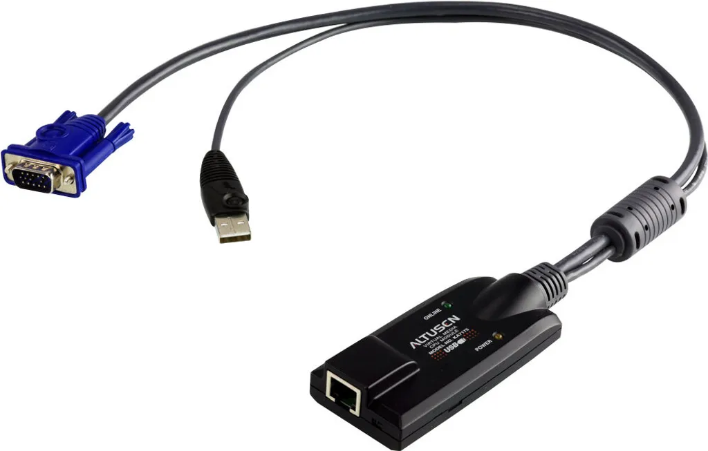 Module d'interface KVM USB ATEN KA7175 pour câblage réseau RJ45 Cat 5