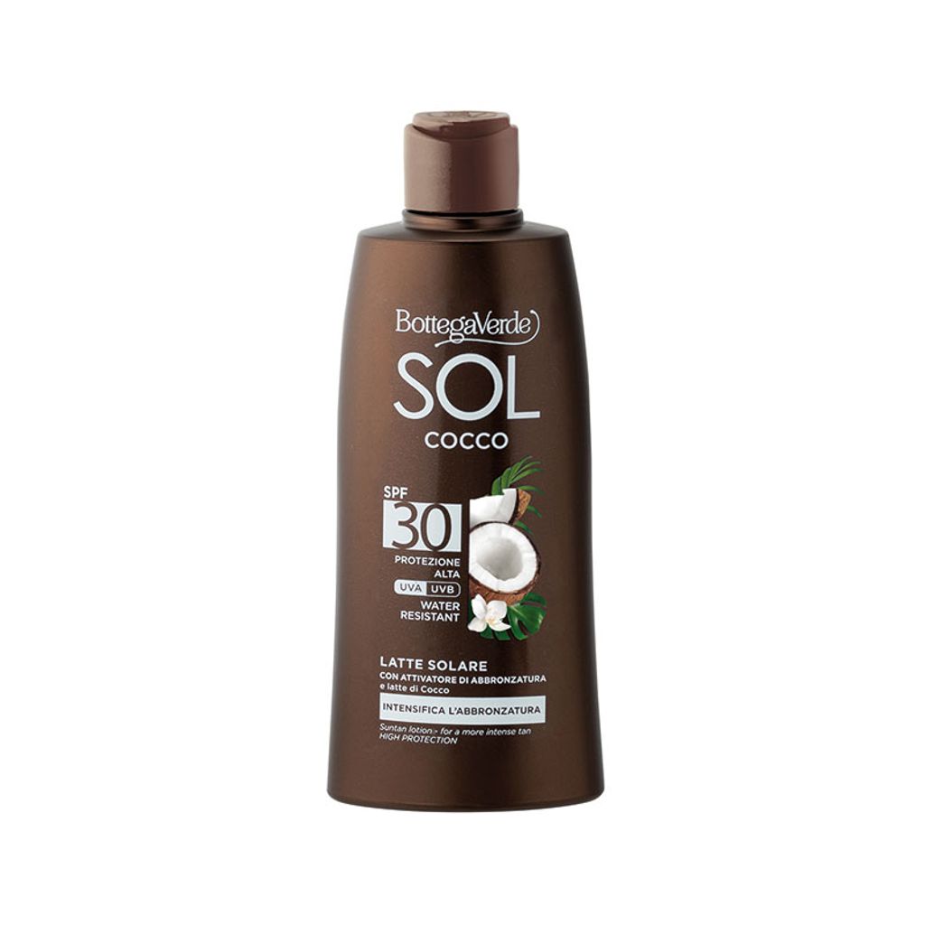 Bottega Verde SOL COCO Sun Milk Intensive Tanning with Tanning Activator and Coconut Milk 200ml SPF 30