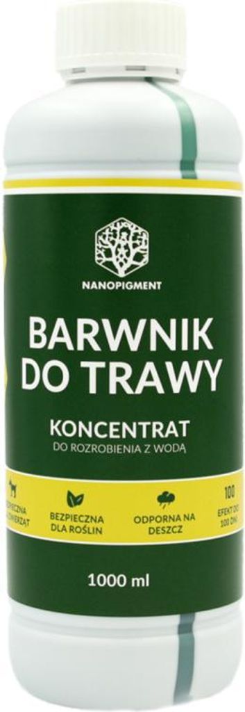 Barva na trávu, barvivo na trávu, zelená 1000 ml, Obrázek produktu 