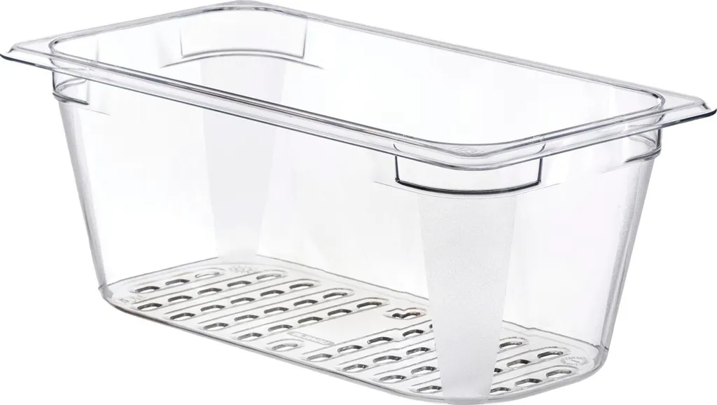 Contenitore Drenante Araven GN 1/3 4,6L Policarbonato - Scongelamento Sicuro