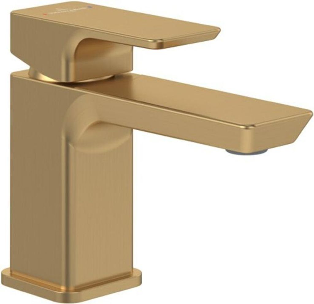 V&B Einhebel-Waschtischarmatur Subway 3.0 ohne Ablaufgarnitur, brushed gold