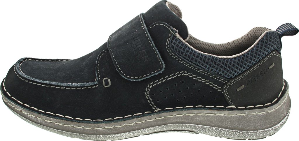Rieker Slipper - Blau Veloursleder Größe: 41 Normal Produktbild 22