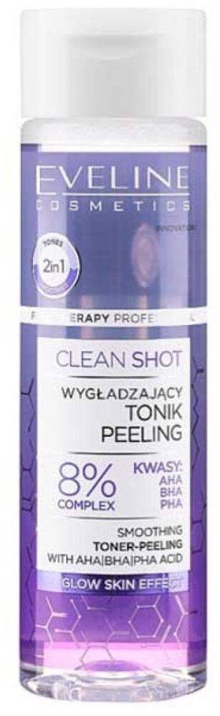 Eveline Clean Shot Gesichtspeeling-Toner 200 ml