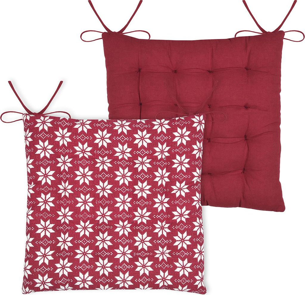 Stuhlkissen im traditionellen Chalet-Stil aus Baumwolle