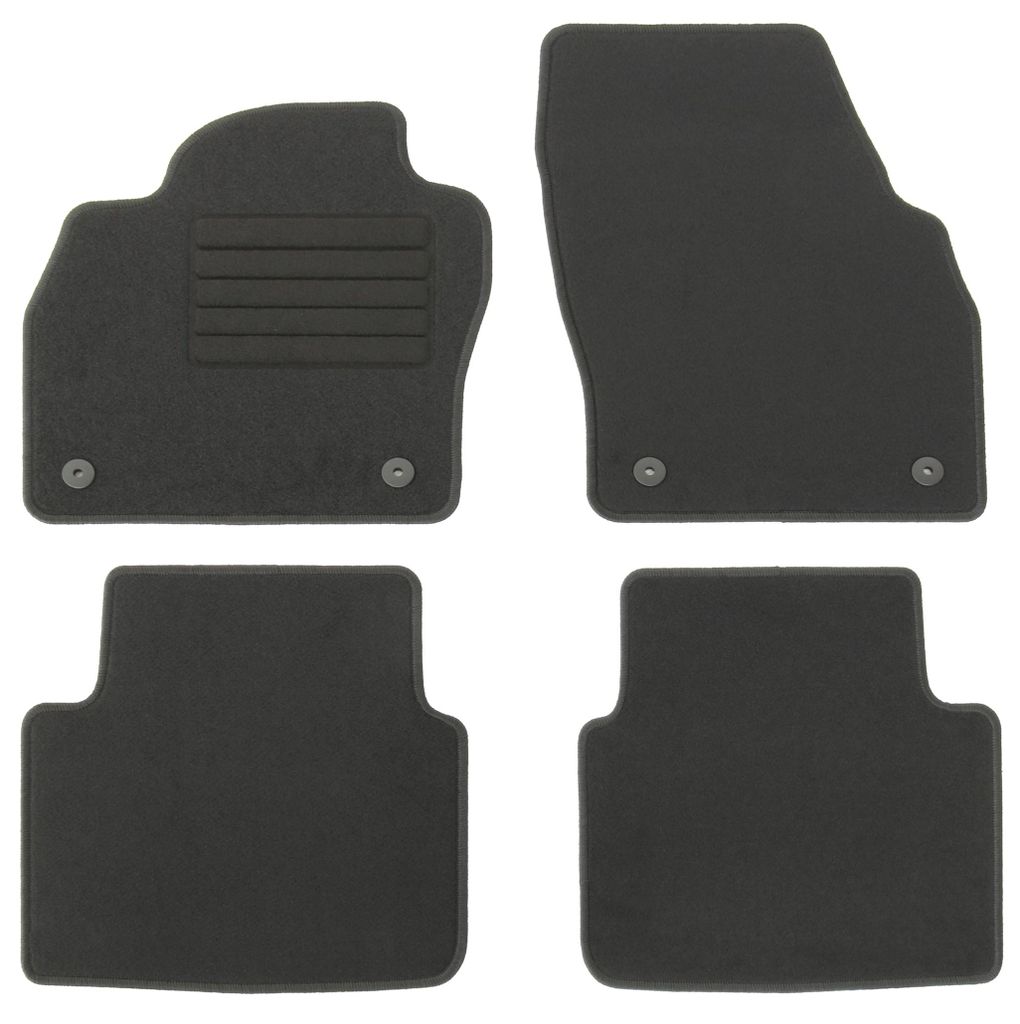 Fußmatten-Set für Skoda Scala, 05/2019-, 4-teilig, Schwarz