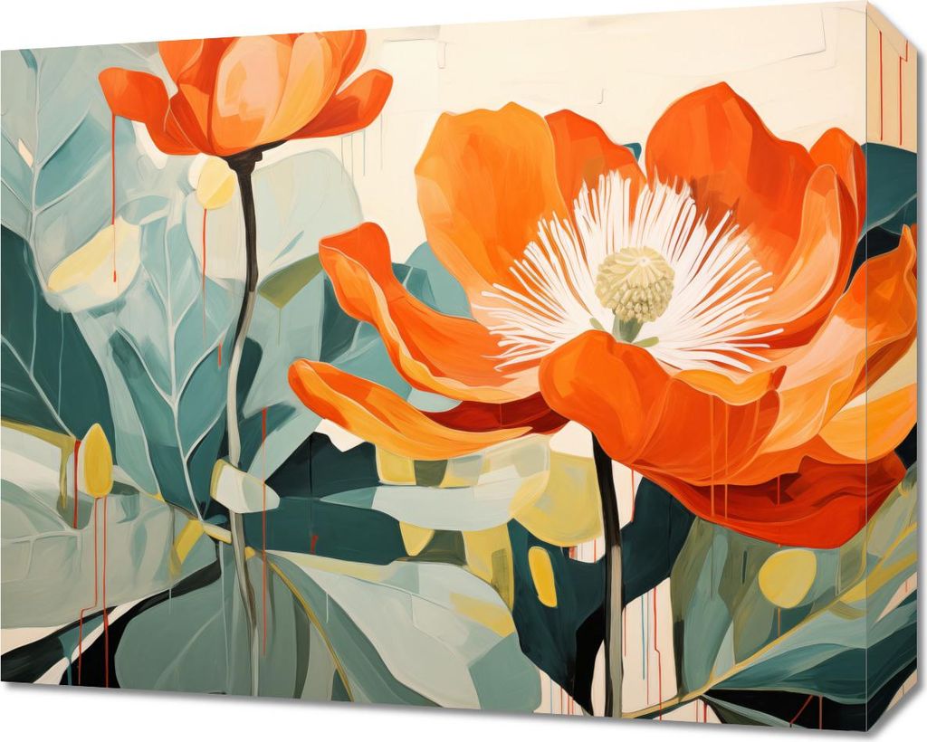 Bild 50x40cm Lebendige Landschaftsmalerei