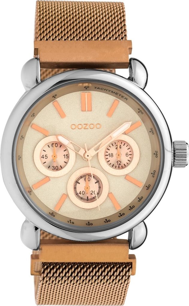 Oozoo Armbanduhr rosegold Metall Timepieces Damen-Herren Analog-Quarzuhr UOC10695