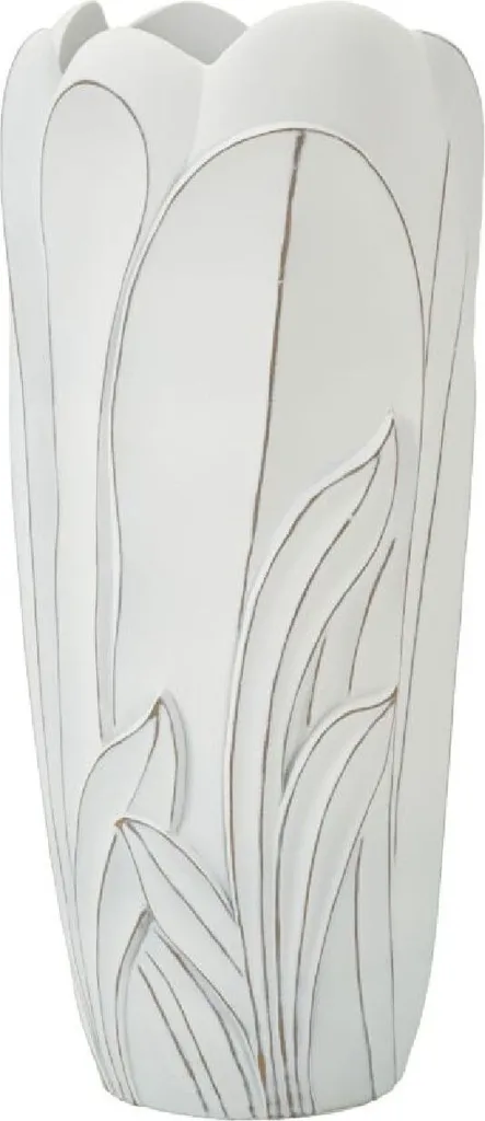 Vase de Sol Blanc Cassé Gardy 69cm - Décoration Salon Mauro Ferretti