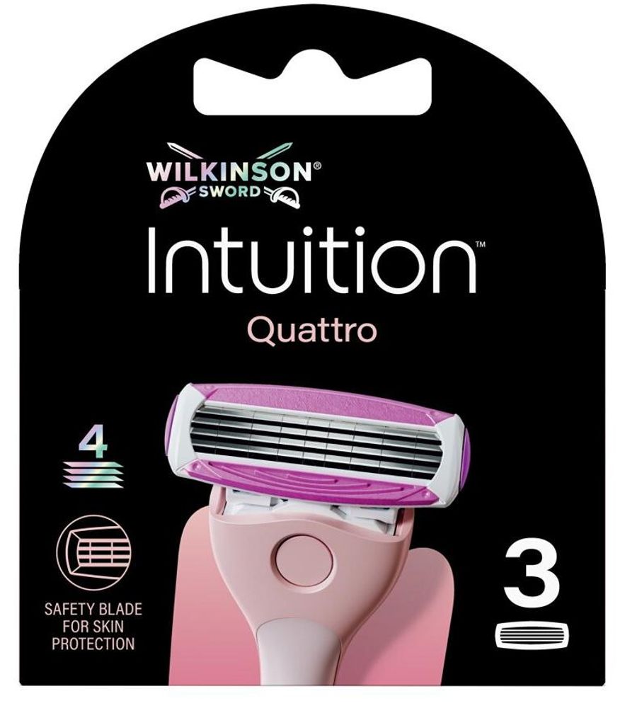 Ersatzkopf Wilkinson Quattro fü r Damen 3 Stü ck