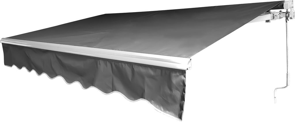 Fiqops Markise Sonnenmarkise Gelenkarmmarkise Balkonmarkise Sonnenschutz Klemmmarkise UV-beständig Fenster Balkone Garten Wasserdicht UV-Schutz Gr...