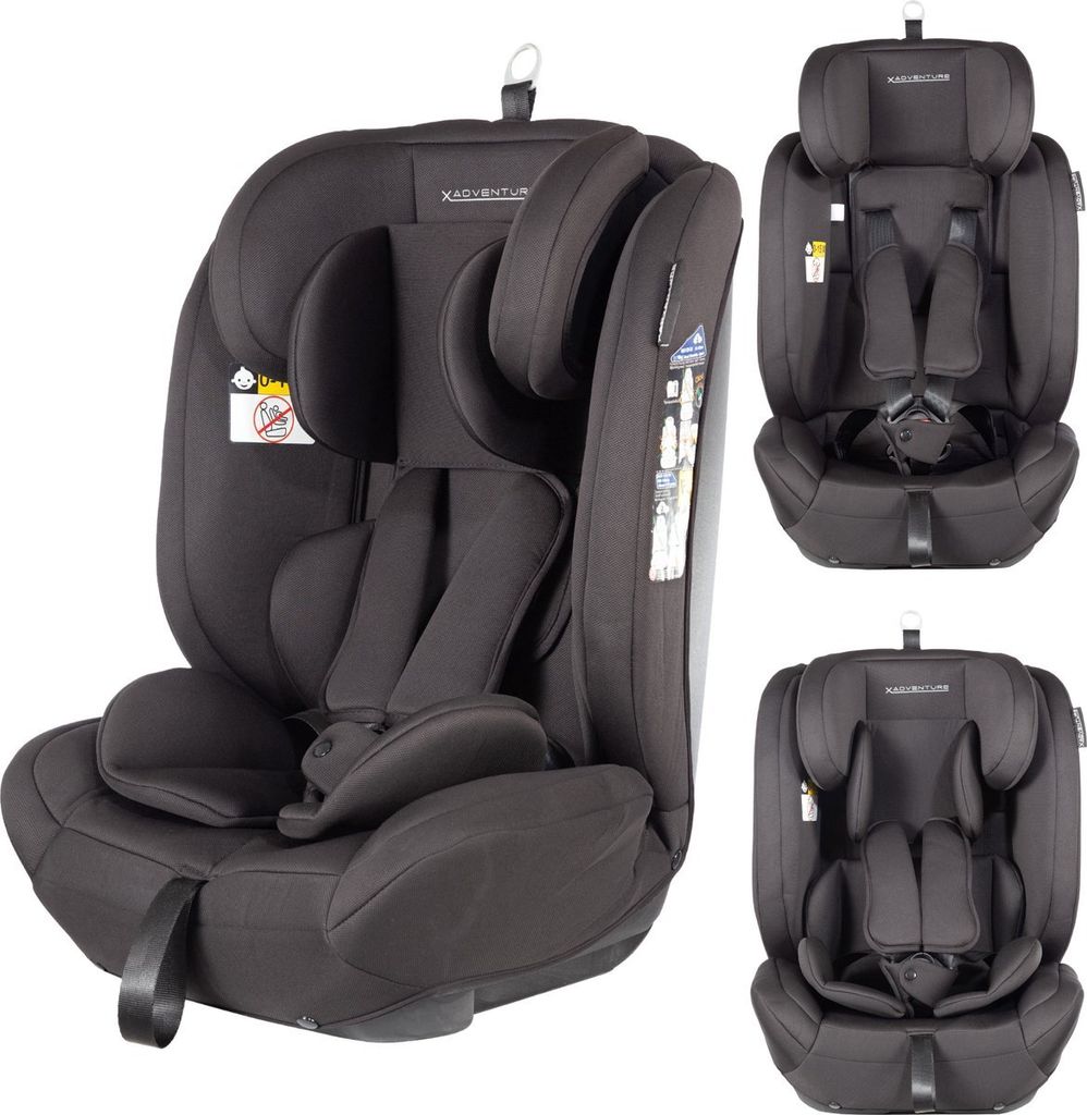 XAdventure Autositz Premium Gruppe 1/2/3 I-Size Schwarz