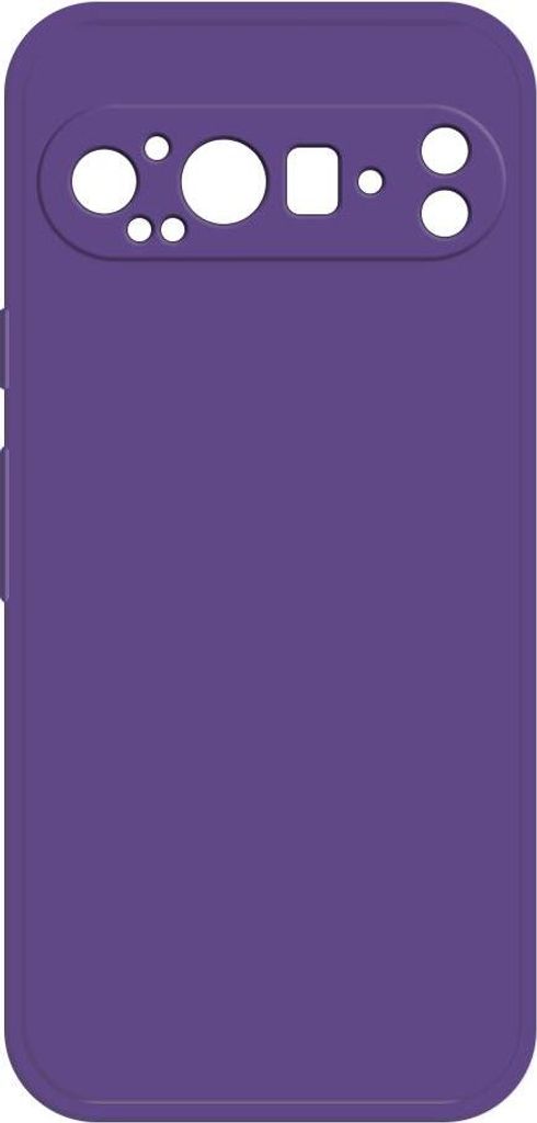 Hülle für Google Pixel 9 Pro - Phonesta Color Silikon Back Cover - Dunkelviolett