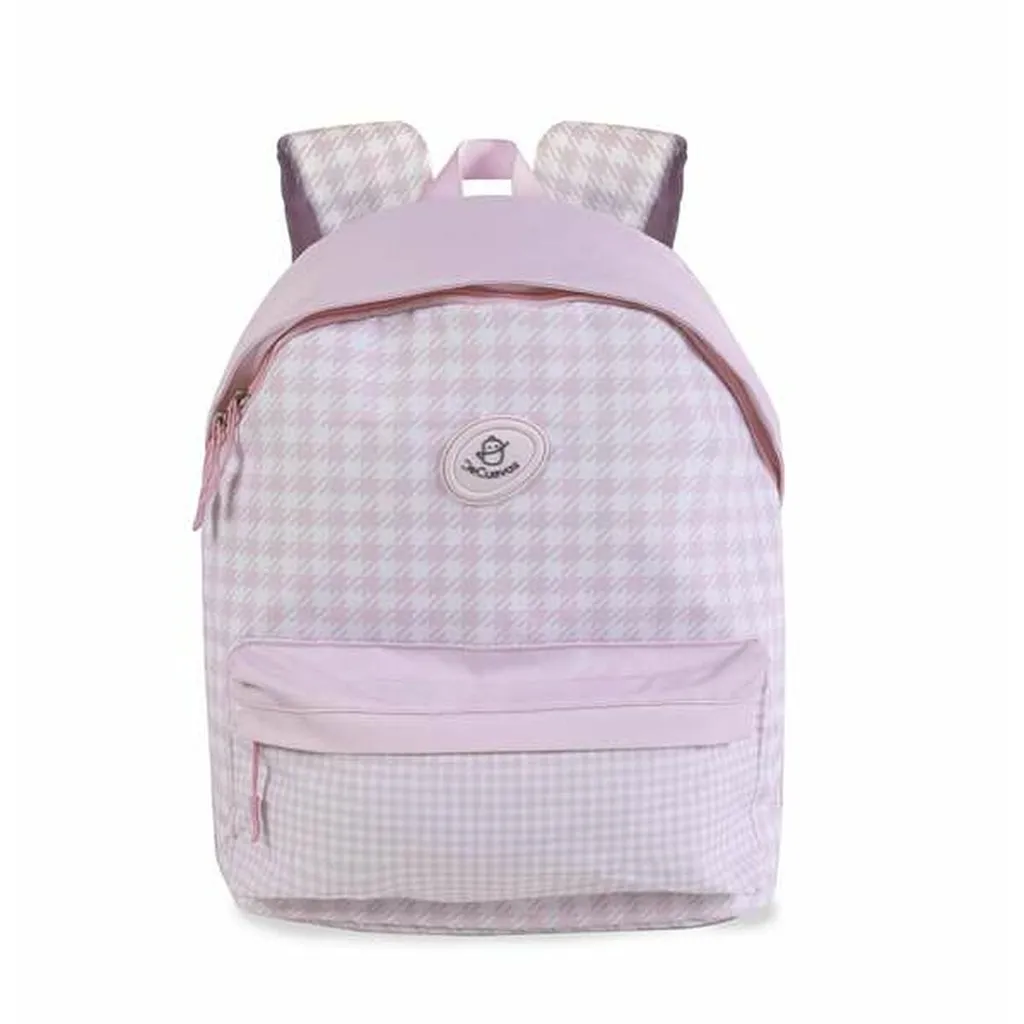 Zaino DeCuevas Rosa Collezione Niza | L'Eleganza Scolastica Definitiva