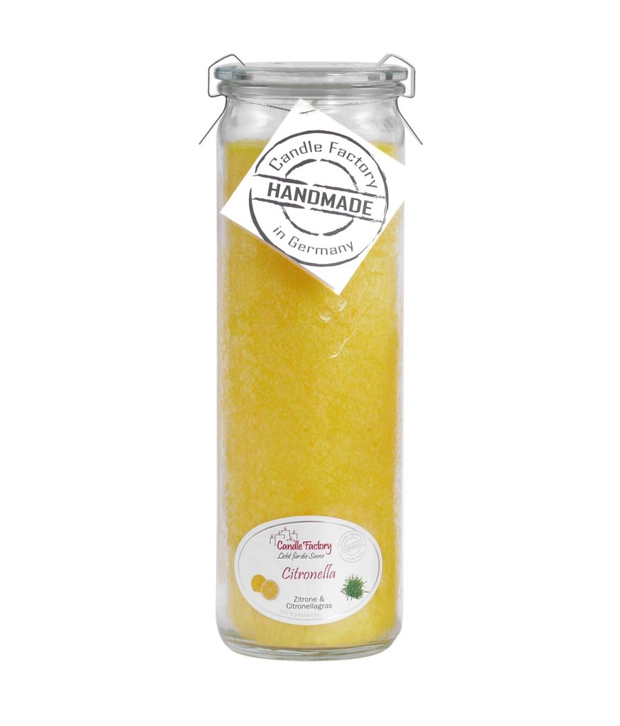 Candle Factory Big Jumbo, Zylinder, Gelb, Citronella, 100 Produktbild 