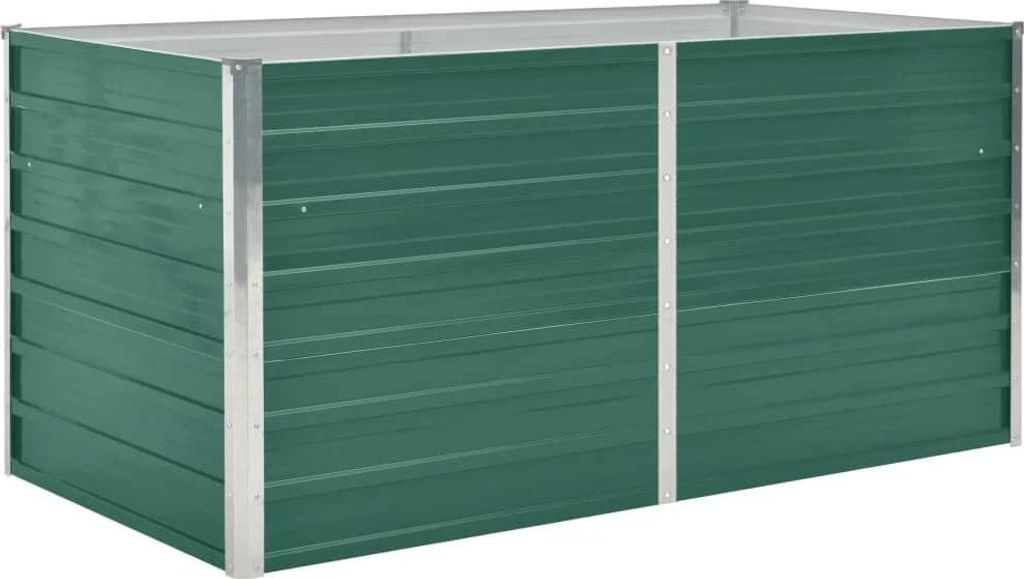 vidaXL Zvýšená posteľ 160 x 80 x 77 cm Pozinkovaná oceľ Obrázok produktu 
