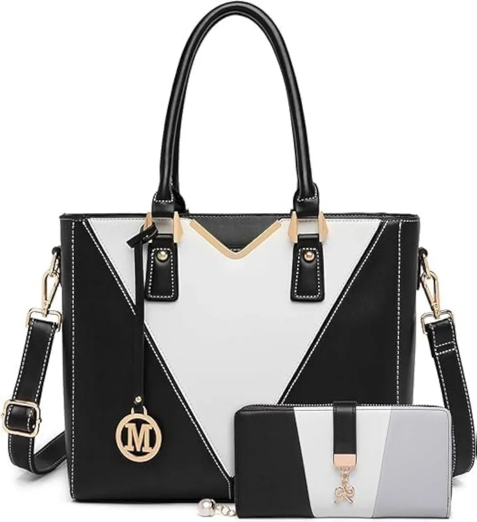 Sac de Bureau Femme Format A4 Idéal pour Travail et Études Design V