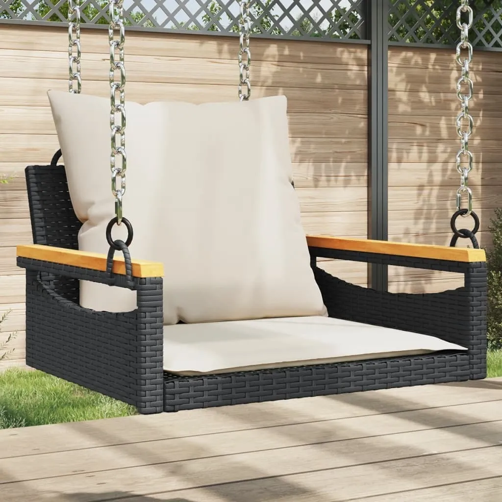 Panchina SYFAX™ Dondolo Polyrattan: Il Relax per la tua Famiglia - 2