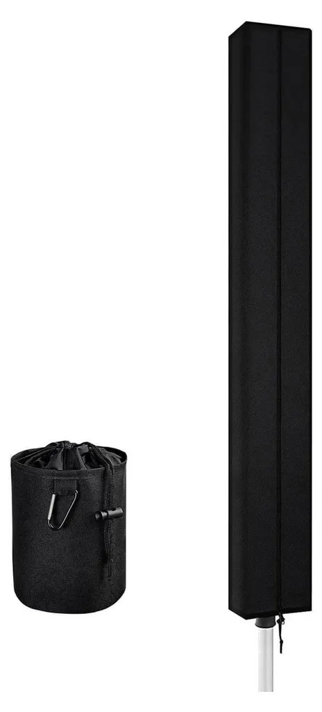 Housse de séchoir parapluie contre la pluie et le gel en tissu 600D noir