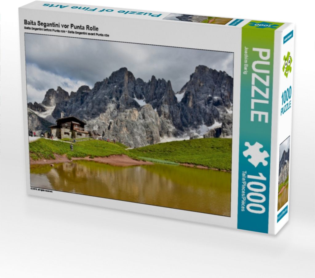 Calvendo Baita Segantini vor Punta Rolle 1000 Teile Puzzle quer 640x480mm, Barig Joachim; 7419778