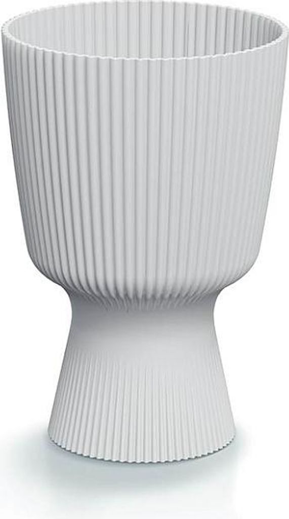 Blumentopf MILLY ROUND 14,6 cm - Farbe: weiß Produktbild 