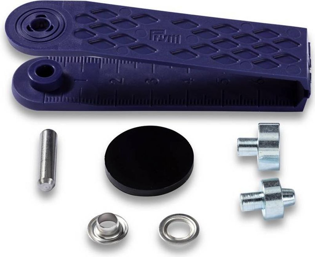 Prym Ösen und Scheiben, 5,0mm, silberfarbig, Nieten-Druckknopf-Verschluss, Metall, Silber, Silber, 5 mm, 40 Stück(e)