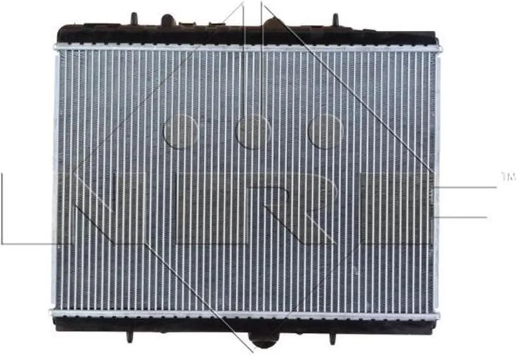 Remplacer radiateur Peugeot 406 par modèle NRF aluminium 555 - 380 mm