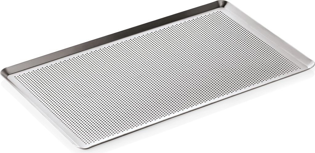 Teglia in alluminio, perforata 3 mm, GN 1/1 53x32,5x1,5 cm Immagine del prodotto 