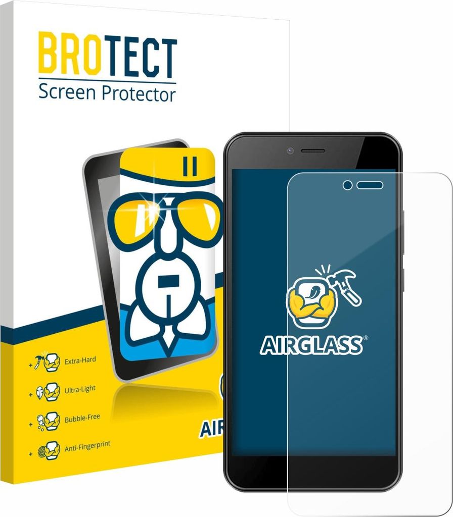 BROTECT Schutzglas für HTC Wildfire E5 Life Schutzfolie Panzer Folie Glas Display Schutz klar