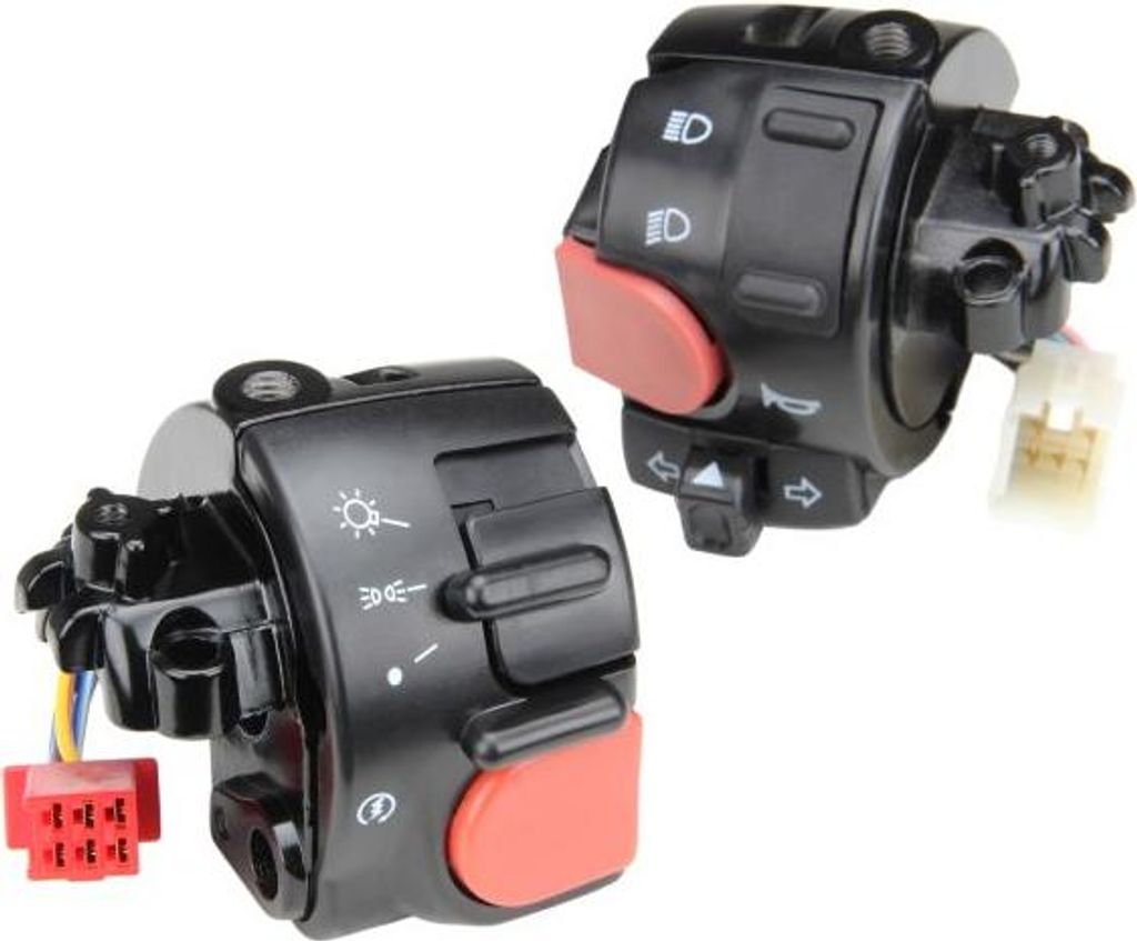 Lewy + prawy przełącznik ze wspornikiem do Yamaha Aerox / Zdjęcie produktu 