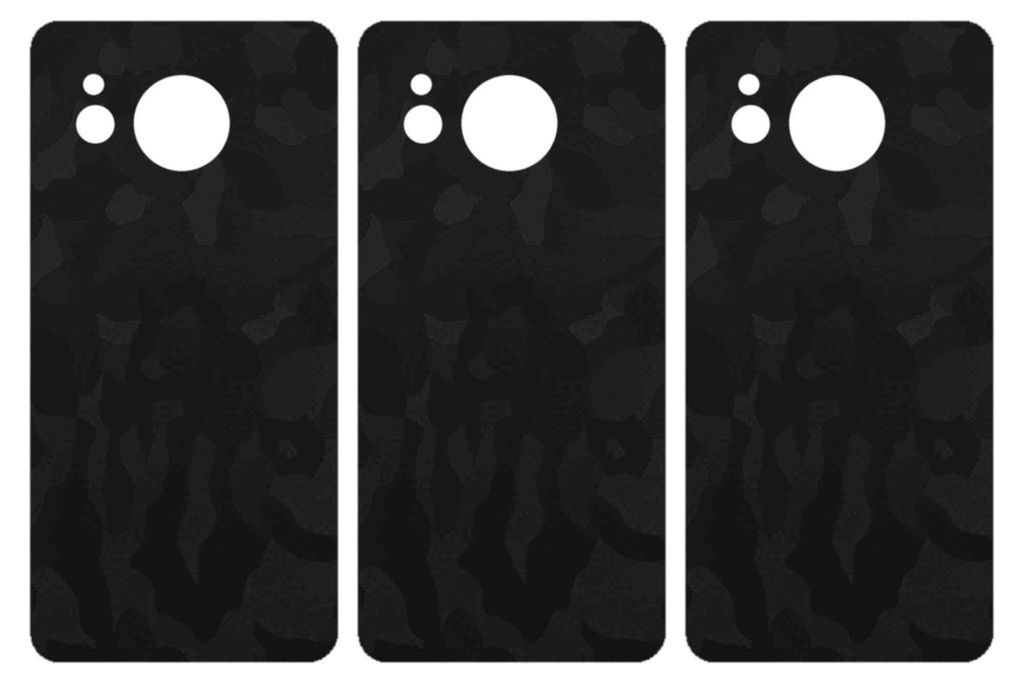 apgo Rückseite Schutzfolie, Skin, kompatibel mit Sharp Aquos Sense7, Hinten Displayschutzfolie aus Vinylfolie, kratzfest, einfache Montage - Schwa...