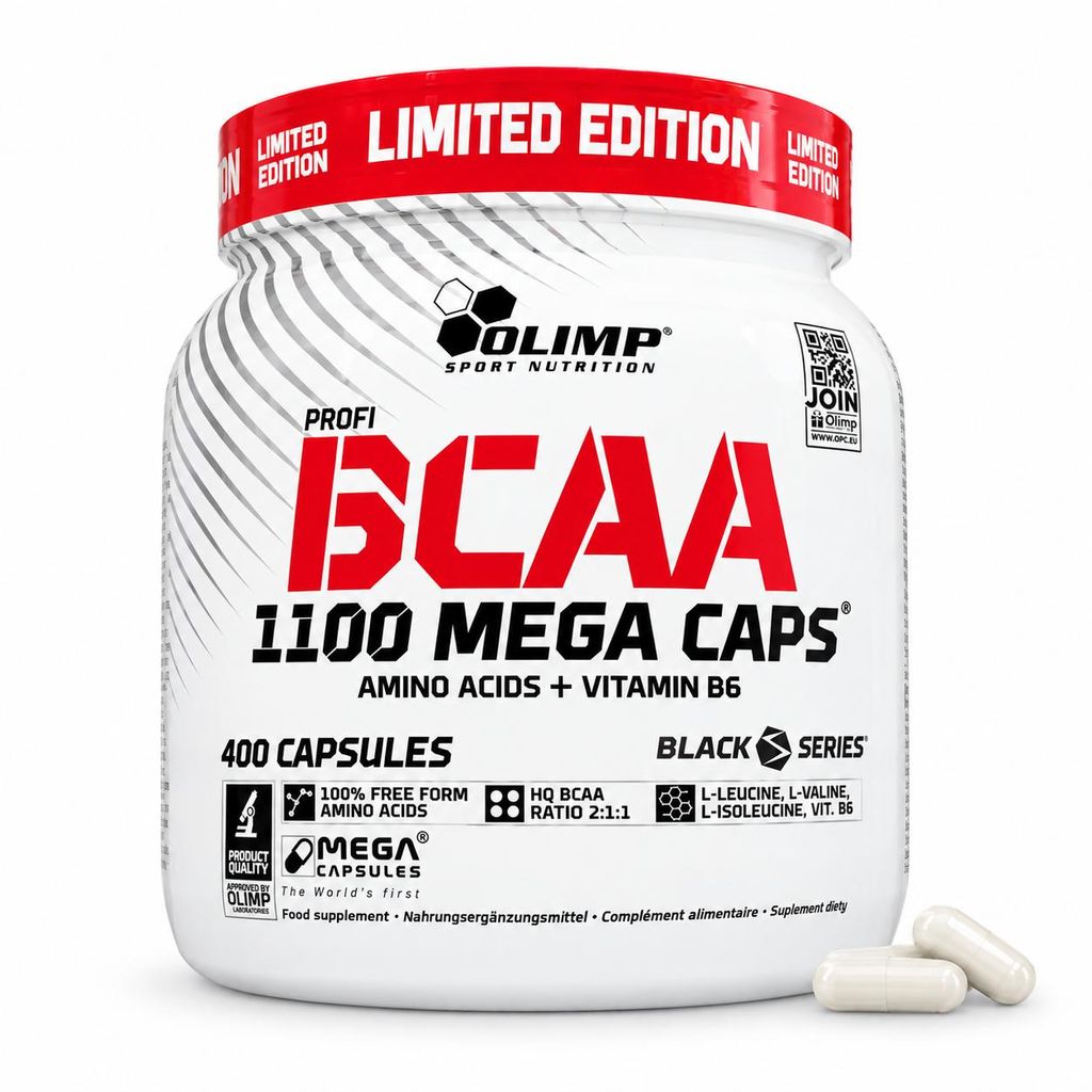 Olimp BCAA 1100 Mega Caps - 400 Kapseln - Limited Edition Produktbild 