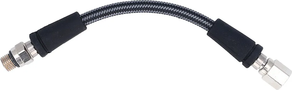 Tuyau haute pression plongée 15 cm anti-torsion carbone haute sécurité
