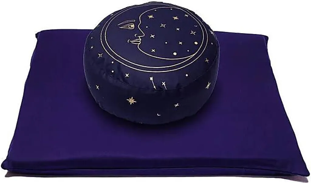 Kit de Méditation Lune pour Posture Assise Confortable - Coton Bio 65cm