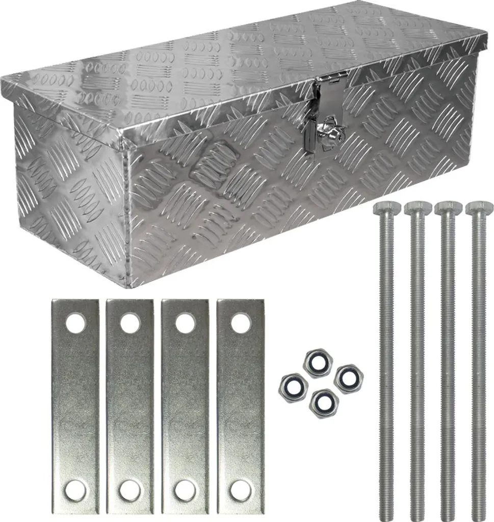 Cassa Box Cassapanca Alluminio degli Attrezzi Utensile D025 Transportino materiale di montaggio trucky