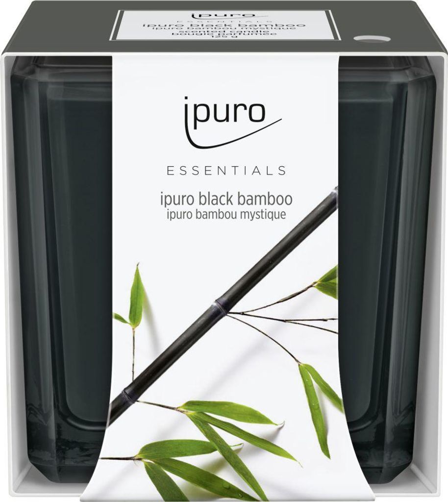 ipuro ESSENTIALS black bamboo, Quadratisch, Grün, Produktbild 