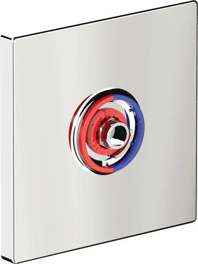 Copertura Doccia Delabie TEMPOMIX 3 UP - Placca in Metallo 160mm 794PLAQ