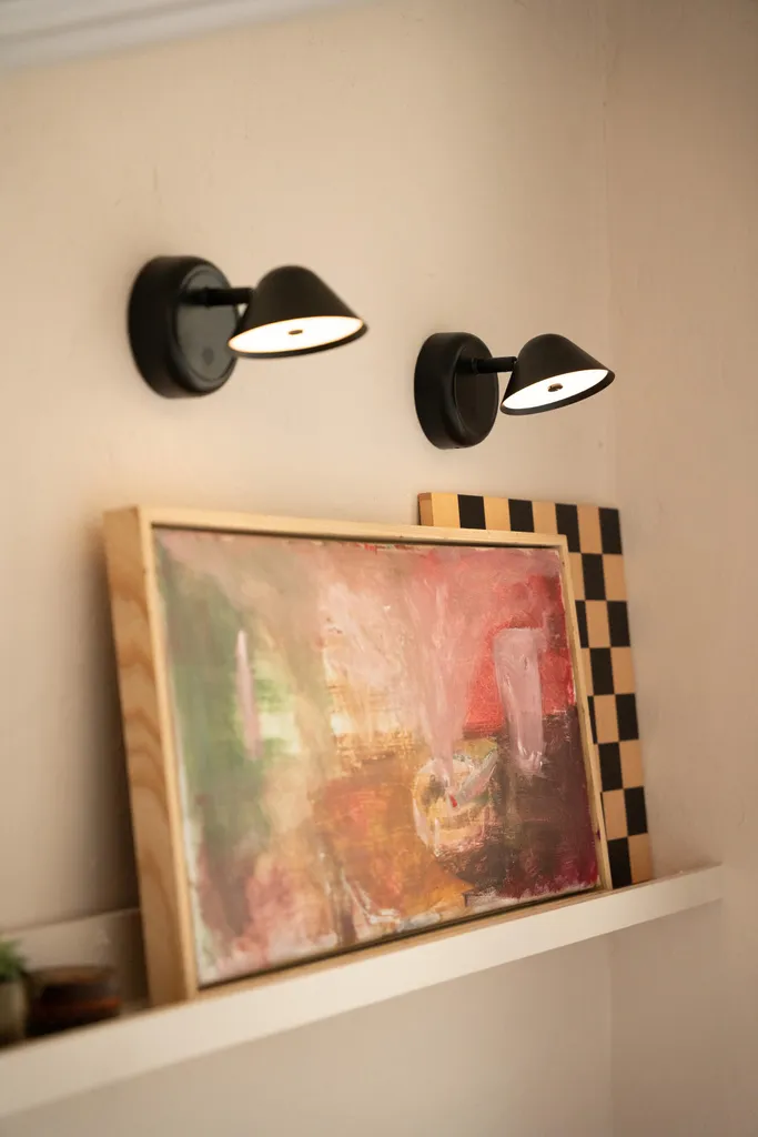 Veilleuse LED Rechargeable USB avec Variateur Tactile et Socle Aimanté