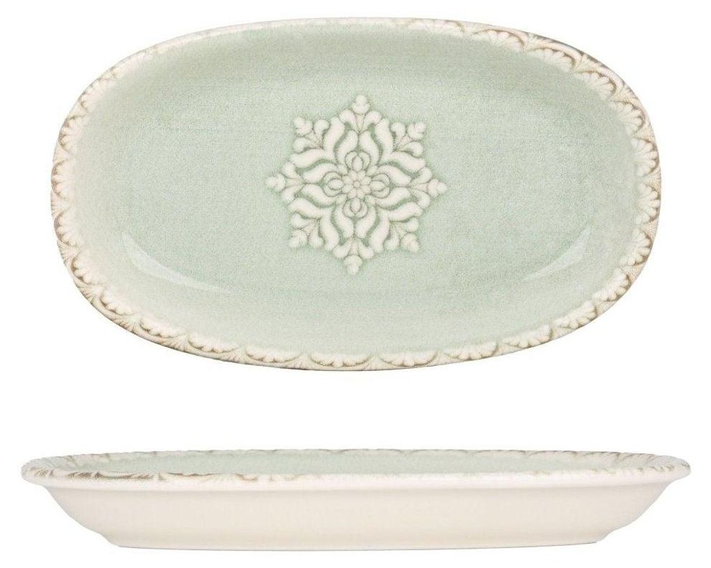 By Bone Plat de service - Rome - Porcelaine - 19 x 11 cm Image du produit 