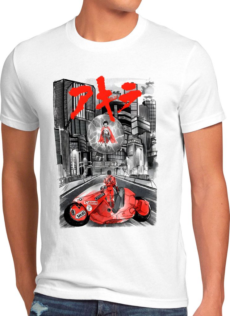 style3 Epic Motorbike Battle Herren T-Shirt anime manga cosplay japan neo-tokyo