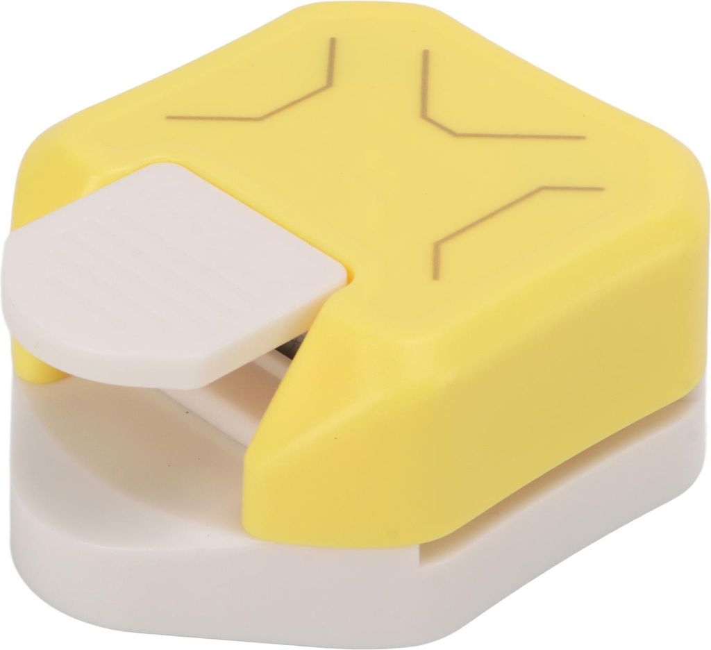 Eckenschneider, Mini, tragbar, vielseitig einsetzbar, gelber Karton, gerader Winkel, Schönheitsmaschine, Lochkarten