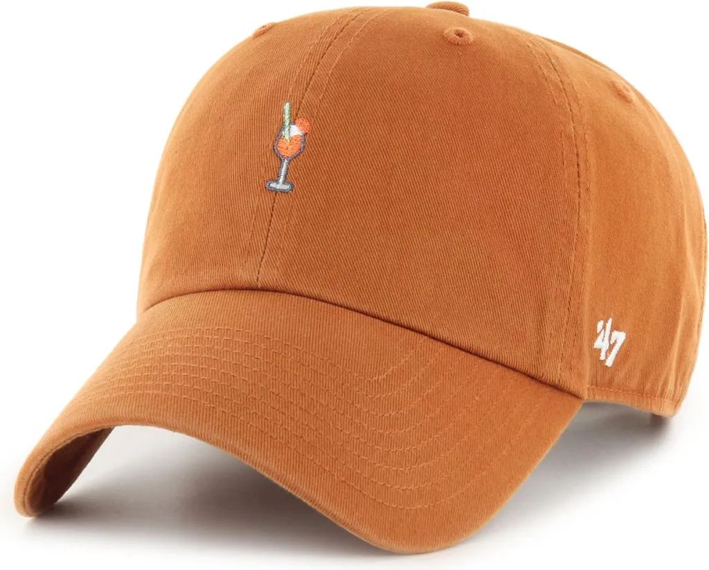 Casquette 47 Brand Clean Up Drink Icon Spritz Orange Ajustable Coton
