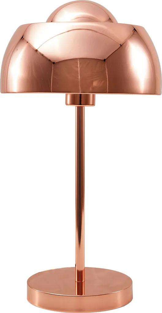 Lampe de table en métal cuivre industriel 44 cm pour salon moderne