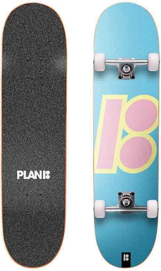 Plan B Slanted Og Blue 8.125 ́ ́x31.85 ́ ́ Skateboard Blau Blau One Size