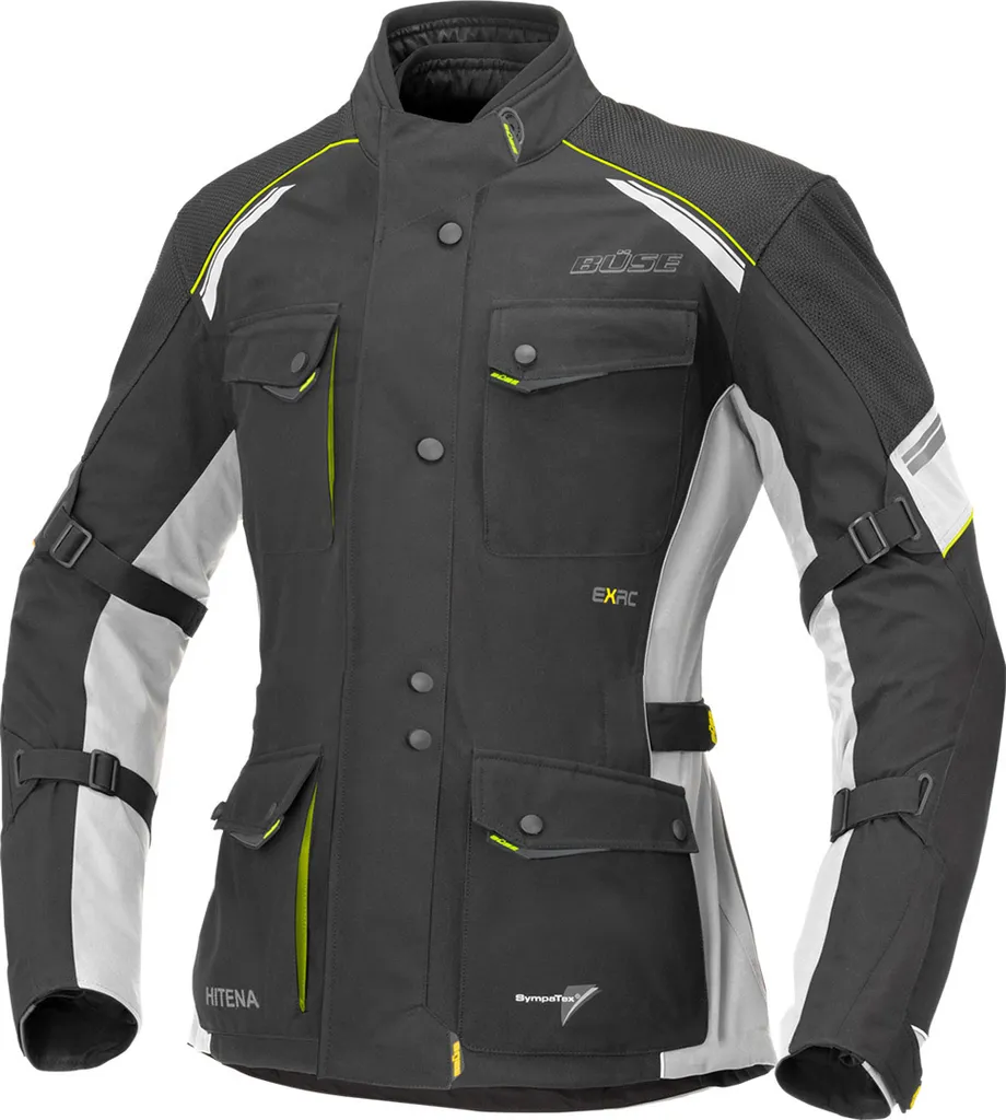 Büse Porto Blouson Moto Textile Femme Noir Taille 40 - Protection Homologuée