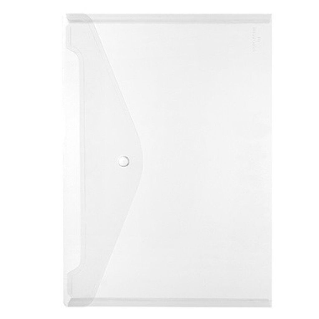 herlitz Dokumententasche, DIN A4, PP, weiß/transparent, 1 Produktbild 