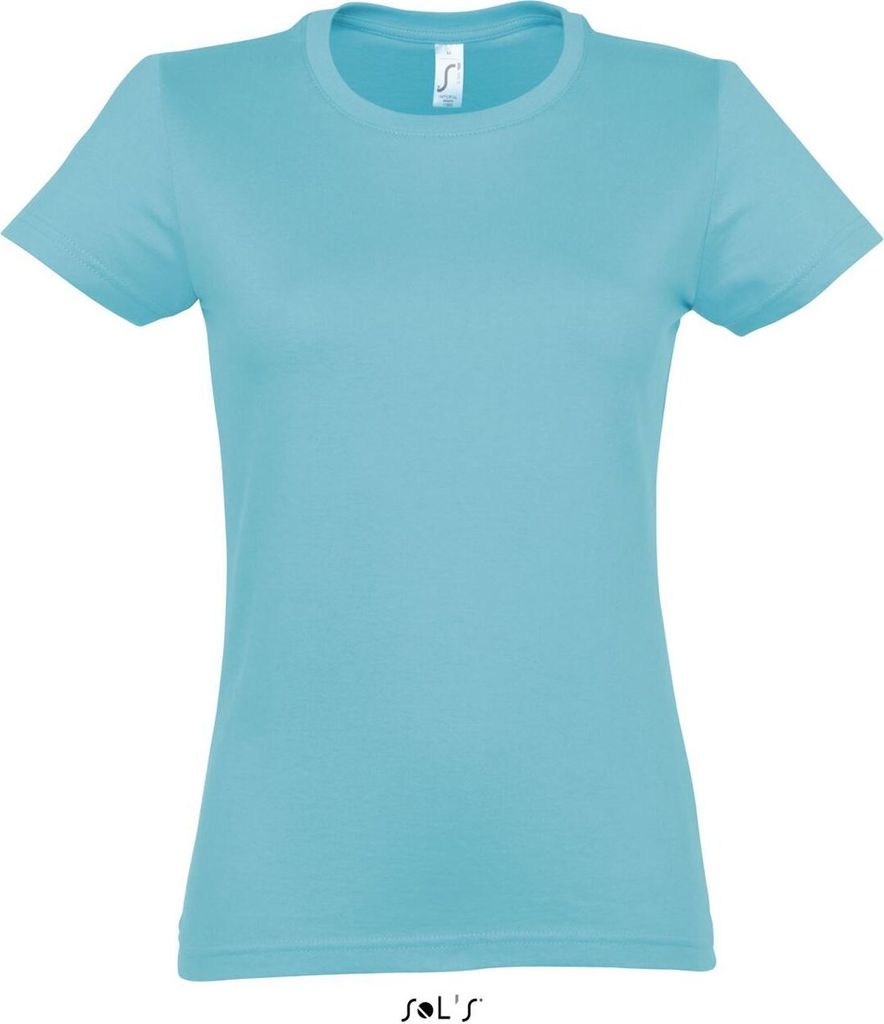 SOLs 11502 | Imperial Women / Damen T-Shirt - Farbe: Caribbean Blue - Größe: XXL